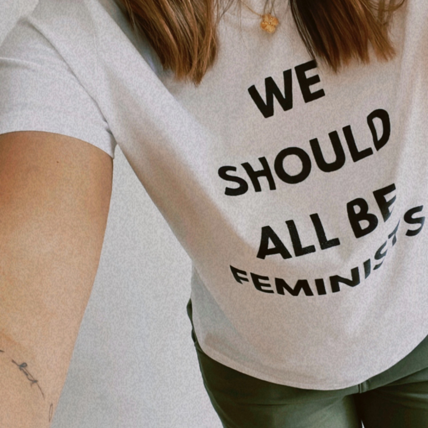 Feminist Oversized Slogan Graphic T-Shirt