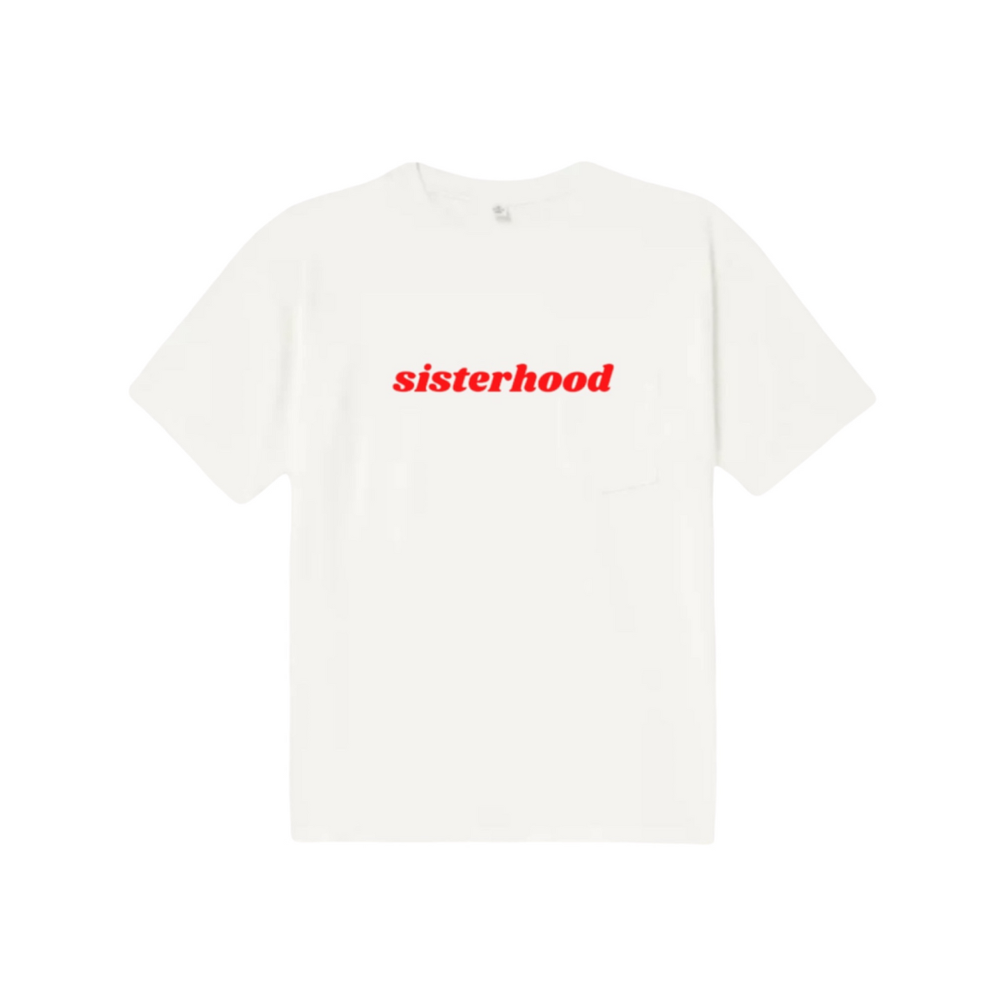Sisterhood Retro Style Slogan Print T-Shirt