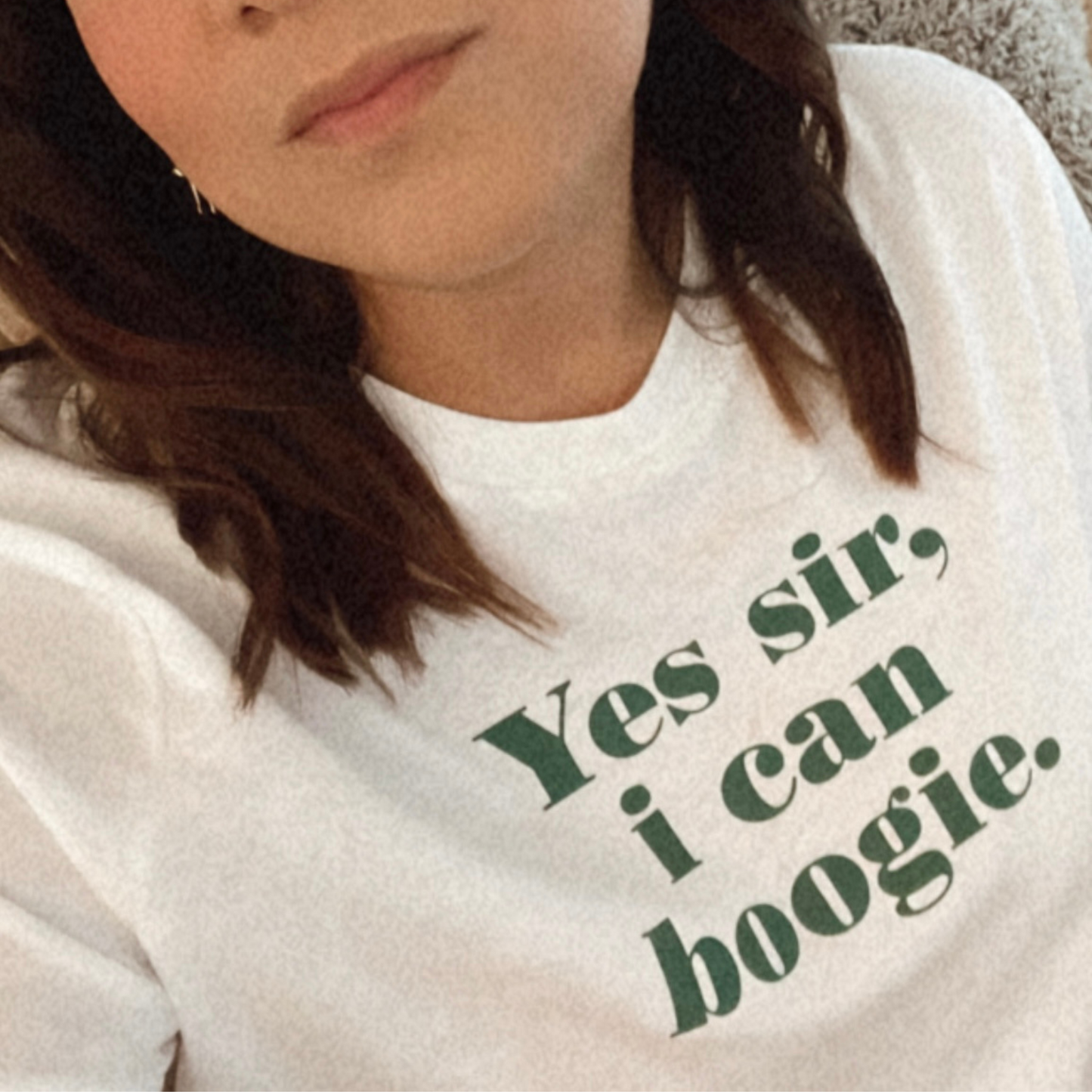Yes Sir I Can Boogie Oversized Retro T-Shirt