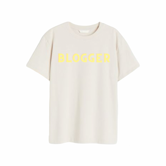 Blogger Retro Style Slogan Print T-Shirt